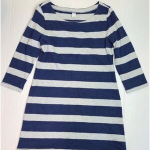 100% Cotton Striped Swing Dress